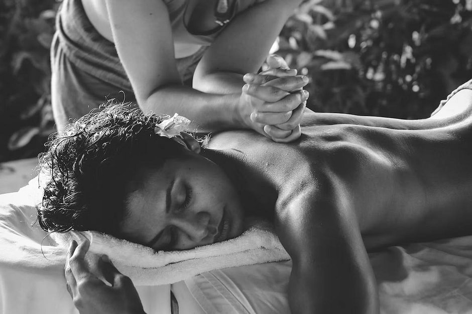 Woman Getting a Massage